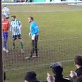 Video: Birmingham fans absolutely pelt Blyth ‘keeper with abuse but by God he takes it on the chin