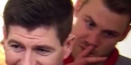 VINE: Picking his nose is the latest thing that Simon Mignolet struggles with
