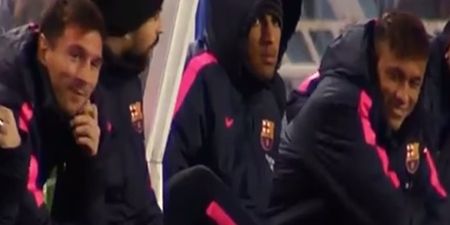 Video: So who is running the show at Barcelona these days? Neymar tells Lionel Messi to warm-up
