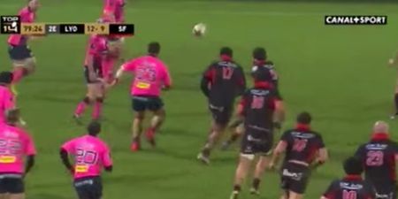 Video: Rabah Slimani throws one of the worst passes we’ve ever seen on a rugby pitch