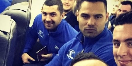 Video: Scary footage from inside Leinster plane during ‘near death’ experience