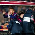 VINES: Neymar’s ankle was left a bloody mess after this Raul Jimenez challenge