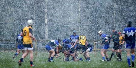 PICS: The Longford hurlers weren’t the only ones training in the snow last night