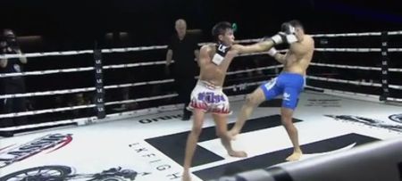 VINE: Former UFC bantamweight Miguel Torres gets knee mangled in kickboxing debut
