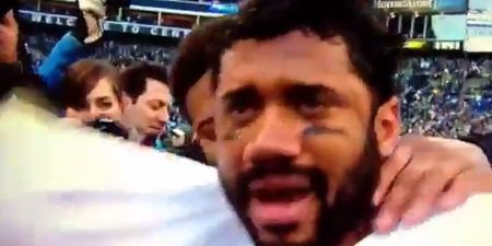 VIDEO: Russell Wilson breaks down crying after incredible Seahawks win