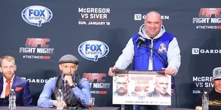 Video: Dana White confirms McGregor v Aldo will be in Vegas in May