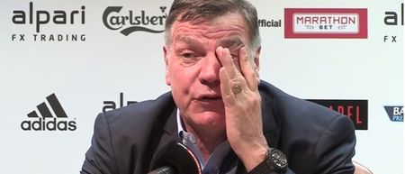 Video: Big Sam reckons ‘tippy tappy’ football is a ‘load of bollocks’