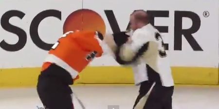VIDEO: The Battle of Pennsylvania is the roughest hockey match ever