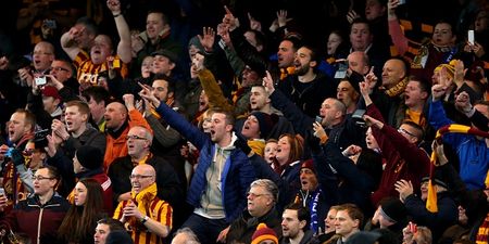 Vine: ‘Mourinho’s right, your fans are s****’ – Bradford fans taunt Chelsea