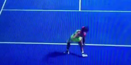 VINE: Serena Williams recreates ‘The Matrix’ to recover balance at Australian Open