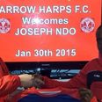 Former Cameroon international and all round good guy Joseph N’Do has signed with Sligo amateur side