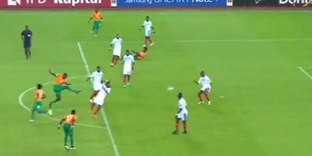 Video: Yaya Toure’s thunderous strike for Ivory Coast silences Congo’s dancing goalkeeper