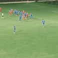 Video: Polish player scores free-kick rocket from incredible distance
