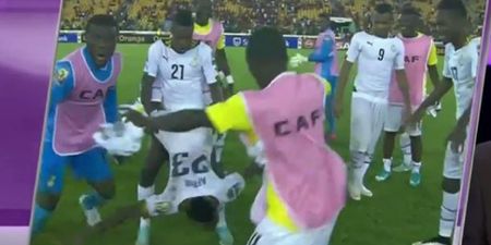 Video: Ghana’s bizarre celebration looks like it was lifted from a classic Will Ferrell movie