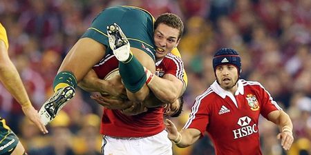 Video: South African rugby star recreates famous George North fireman’s lift
