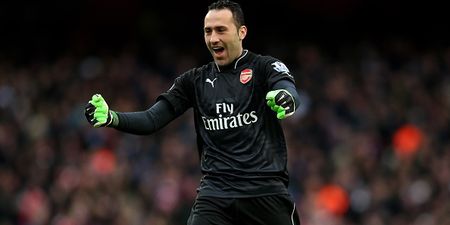 Vine: Arsenal lost the game but David Ospina did pull off an incredible double-save