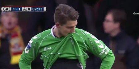 Video: On-loan Ajax goalkeeper commits howler… against Ajax