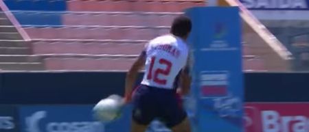Video: USA Sevens star does all the hard work before dropping the ball