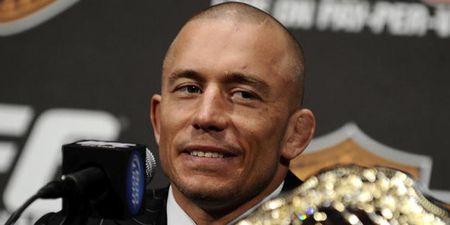 Georges St-Pierre compares using PEDs to bringing a knife into the octagon
