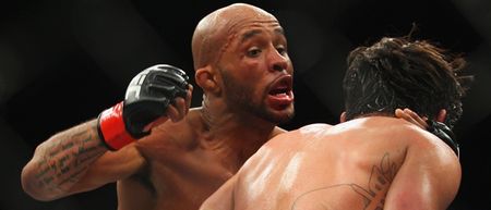 Pic: UFC star Demetrious Johnson learns exactly why you shouldn’t hold a newborn baby aloft