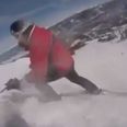 Video: This incredibly awkward snow sports crash makes us thankful that GoPros exist