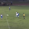 Video: High school student scores goal inside his own half six seconds after kickoff