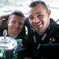 PIC: Cian Healy lets Brian O’Driscoll know that he’s gone but not forgotten