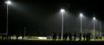 Farcical scenes at Ashbourne as floodlights fail and back pitch is prepared for play