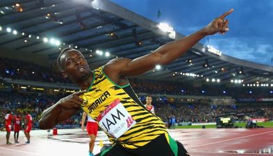 PIC: Usain Bolt has a lightning quick message for one Carlow athletics club