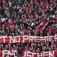 PIC: Banner at Bayern Munich game features dig at Premier League’s TV rights deal