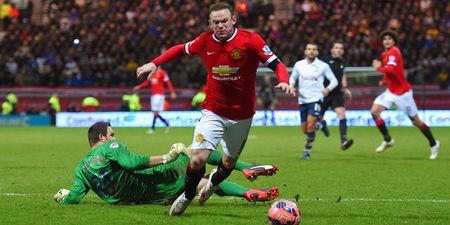 Wayne Rooney apologised to Preston goalkeeper after diving for a penalty on Monday night