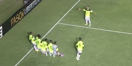 VIDEO: Fantastic Copa Libertadores goal gets the ten-pin bowling celebration