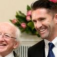 Video: President tells Robbie Keane how proud he has made the Irish public