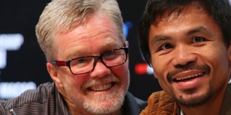 Freddie Roach reckons Manny Pacquiao will put Floyd Mayweather “on his backside”