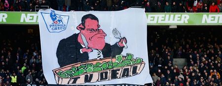 PIC: Crystal Palace fans unveil brilliant giant banner aimed at Premier League TV deal