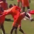 VIDEO: There are training ground fights and then there are kung-fu kicking lunatics like this