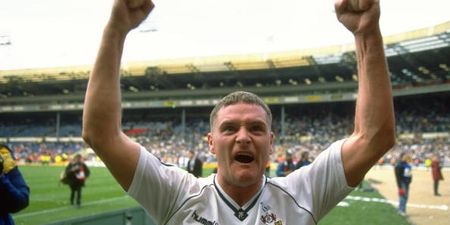 Video: Paul Gascoigne recounts the time he fell off stadium roof chasing pigeons