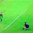 Video: Arsenal loanee Lukas Podolski clean through on goal, dribbles in opposite direction