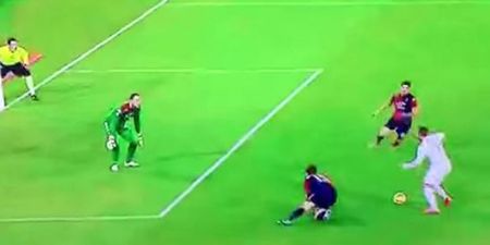 Video: Arsenal loanee Lukas Podolski clean through on goal, dribbles in opposite direction