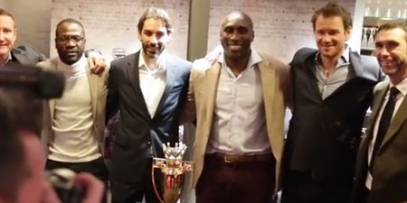 VIDEO: A whole bundle of Arsenal legends reunited for the “Invincibles” premiere