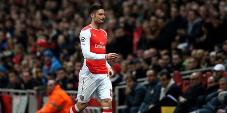 PIC: L’Equipe gave Arsenal’s Olivier Giroud an horrendous rating for his performance last night