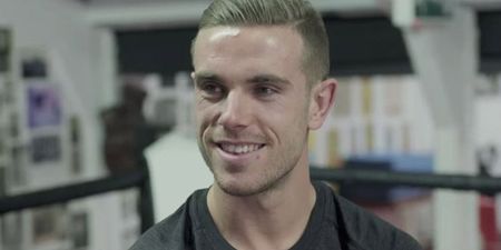 Video: Jordan Henderson has a go at Diego Costa during interview with Amir Khan