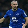 VINE: Darron Gibson with an exquisite turn and delicious inch-perfect pass to set up Mirallas