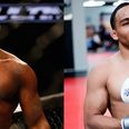 PIC: The reason there are weight classes in mixed martial arts, Alistair Overeem and John Dodson