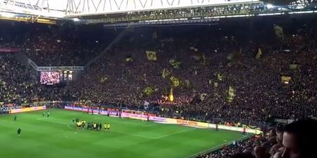 VIDEO: Borussia Dortmund fans with a typically efficent German farewell to Jurgen Klopp
