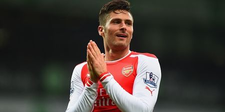 Video: A catchy Olivier Giroud chant didn’t go down well with all Arsenal fans yesterday