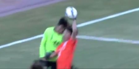 VIDEO: Hand-of-God recreation got Yang Xu sent off in AFC Champions League game today