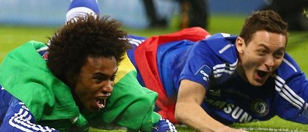 VIDEO: How Nemanja Matic injured himself at Wembley despite not playing in the Capital One Cup final