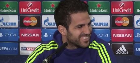 VIDEO: Cesc Fabregas is some chancer as he tricks his translator at PSG press conference