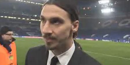 Vine: Zlatan Ibrahimovic gives epic response to red card against Chelsea
